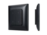 INTELLIGENT ARLIGHT Кнопочная панель SMART-RF-801-22-1G-DIM-SUF Black (3V, 2.4G)