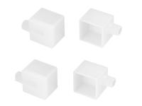 Заглушка WPH-FLEX-2020-90 WHITE с отверстием