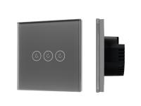 Выключатель сенсорный SWT-OMALI-S03-ZB-GR (250V, 10A, Zigbee)