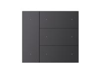 INTELLIGENT ARLIGHT Накладка панели KNX-23-4G-SUF Dark Grey (Backlight)