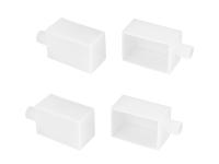 Заглушка WPH-FLEX-3020-90 WHITE с отверстием