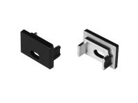 Заглушка SL-SLIM15-H10 BLACK с отверстием