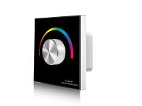 Панель SMART-P8-RGB-G-IN Black (12-24V, 3x4A, Rotary, 2.4G)