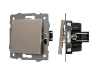 Механизм выключателя одноклавишный проходной SWT-MKP1-PL-GD-V (250V, 10A)