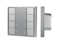 INTELLIGENT ARLIGHT Кнопочная панель DALI-201-23-1G-2SC-RGBW-DT8-IN Silver (BUS, Frame)