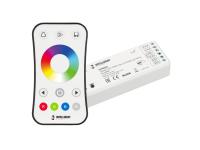 INTELLIGENT ARLIGHT Диммер SMART-SET-PWM-104-52-RGBW-SUF White (12-24V, 4x4A, ПДУ RING 10кн, 2.4G)