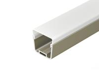 Профиль с экраном LINE-D-3734-2000 TETRA OLIVE GREY+OPAL