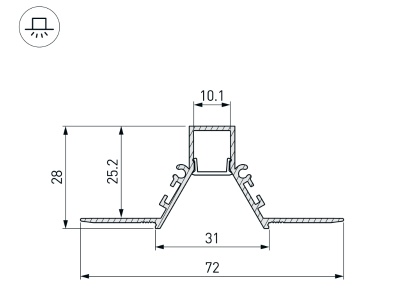 Профиль COMFORT10-V-FANTOM-2000 BLACK