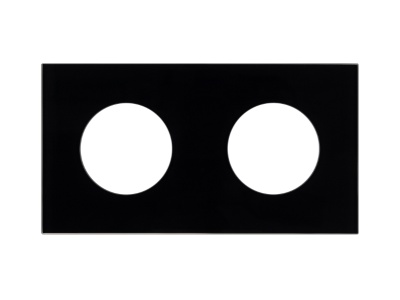 Рамка стеклянная FRM-GLARE-GC-2-BK
