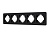 Рамка стеклянная FRM-OMALI-SFGS-5-BK