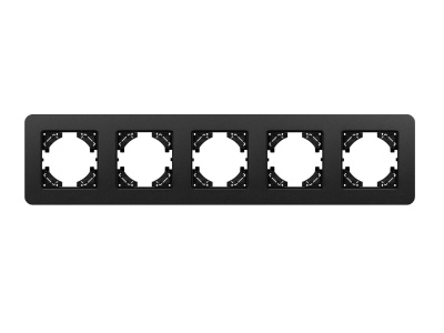 Рамка алюминиевая FRM-AKIRY-SFAL-5-BK