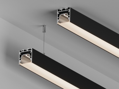 Профиль LINE-3535-TRAY-3000 BLACK