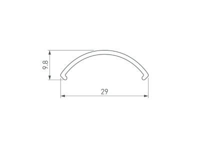 Экран ROUND-D36-360-2500 OPAL