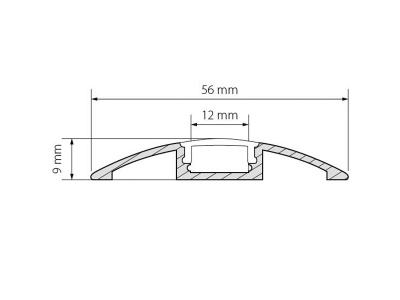 Профиль ARH-FLAT-2000 ANOD