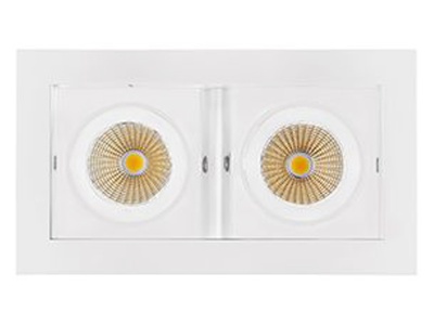 Светильник CL-KARDAN-S180x102-2x9W  (WH, 38 deg)