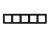 Рамка пластиковая FRM-VERSA-PL-5-BK