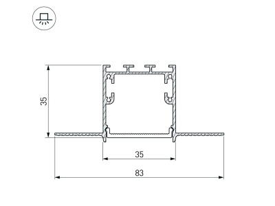Крестовина SL-LINIA32-FANTOM