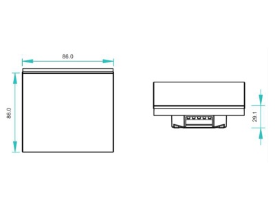 Панель Sens SR-2830A-RF-IN White (220V,DIM,4 зоны) -2