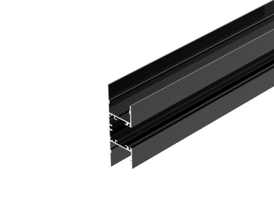 Профиль WALL-2575-DUAL-2000 ANOD BLACK