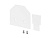 Заглушка MAG-ORIENT-CAP-2653-STR-G (WH) (Arlight, IP20 Металл, 3 года)