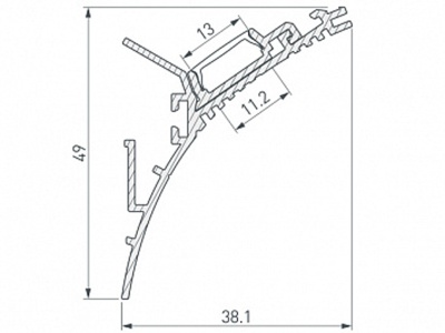 Профиль KARNIZ-HIDE-2000
