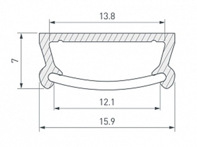 Алюминиевый Профиль TM-2000 (CT)
