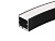 Профиль SL-ARC-3535-D800-A90 BLACK (630мм, дуга 1 из 4)