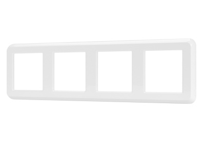 Рамка пластиковая FRM-VERSA-PL-4-WH