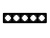 Рамка стеклянная FRM-OMALI-GS-5-BK