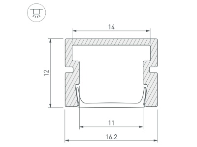 Профиль PDS-SM-2000 WHITE
