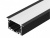 Профиль S2-LINIA69-F-2500 SEAMLESS BLACK (ARL, Алюминий)