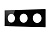 Рамка стеклянная FRM-GLARE-GC-3-BK