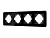 Рамка стеклянная FRM-OMALI-GS-4-BK