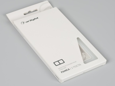 Рамка стеклянная FRM-OMALI-SFGS-2-WH