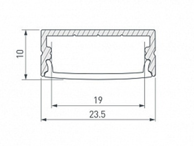 Профиль ARH-WIDE-H10-2000 ANOD