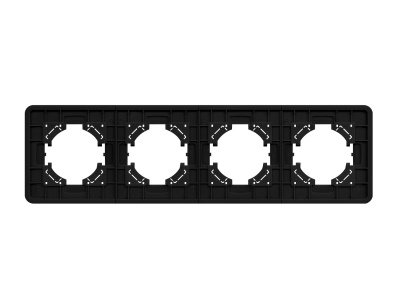 Рамка стеклянная FRM-OMALI-GS-4-BK