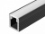Профиль SL-MINI-8-2000 ANOD BLACK