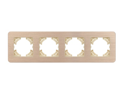 Рамка алюминиевая FRM-AKIRY-AL-4-GD