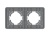 Рамка стеклянная FRM-OMALI-SFGS-2-GR
