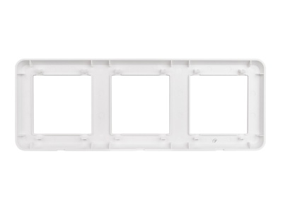 Рамка пластиковая FRM-VERSA-PL-3-WH