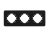 Рамка стеклянная FRM-OMALI-SFGS-3-BK Рамка стеклянная FRM-OMALI-SFGS-3-BK