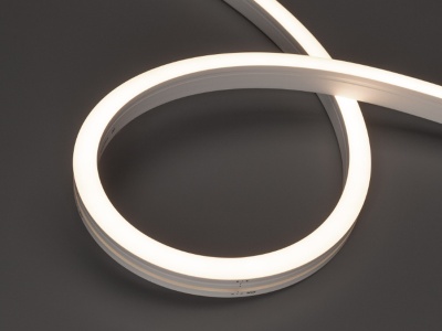 Светодиодная лента герметичная MOONLIGHT-SIDE-A140-12x17mm 24V (12 W/m, IP67, 5m, wire x2) (Вывод бо