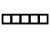 Рамка стеклянная FRM-GLARE-GS-5-BK