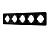Рамка стеклянная FRM-OMALI-GS-5-BK
