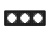 Рамка стеклянная FRM-OMALI-SFGS-3-BK Рамка стеклянная FRM-OMALI-SFGS-3-BK