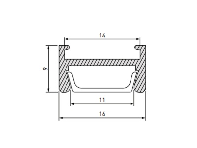 Профиль MIC-H-2000 ANOD